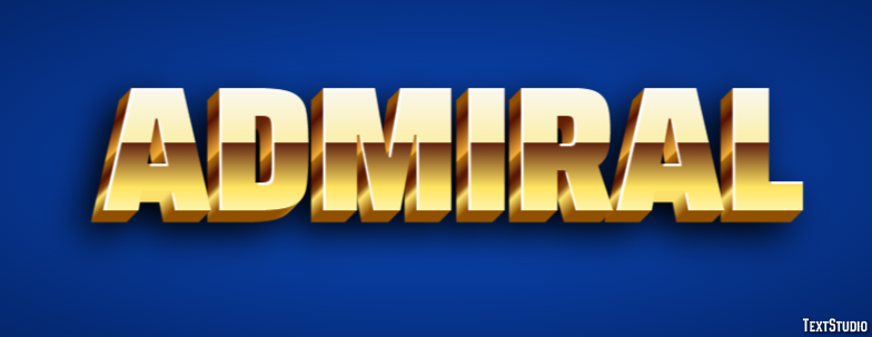 Admiral Text Effect