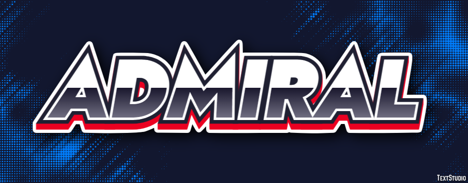 Admiral Text Effect