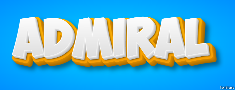 Admiral Text Effect