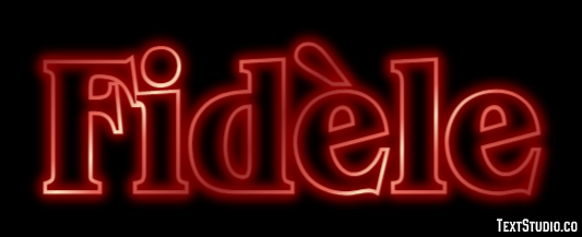 Fidèle Texteffekt