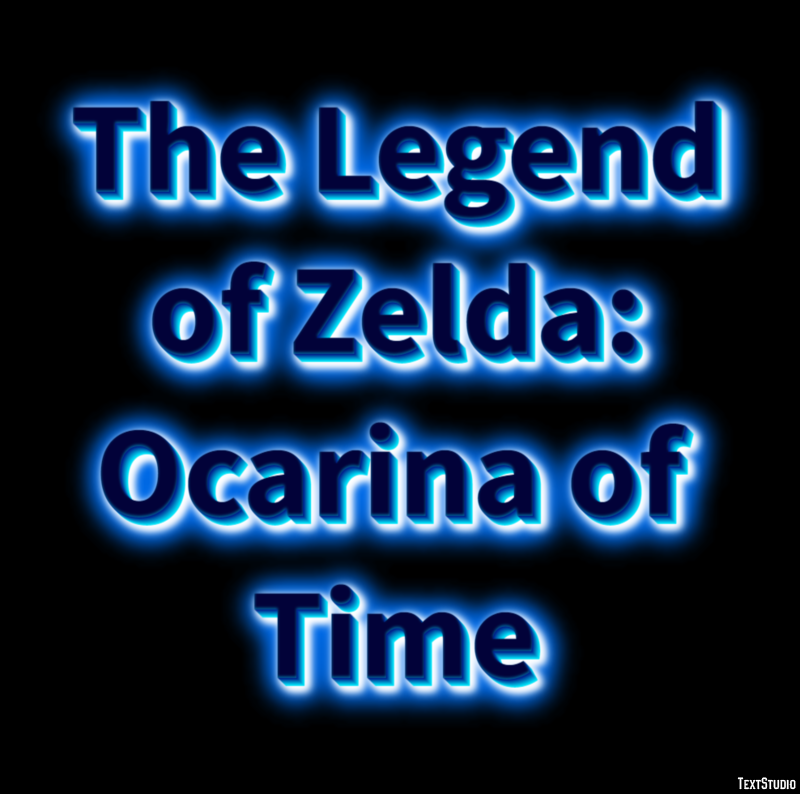 The Legend of Zelda: Ocarina of Time Effetto testo