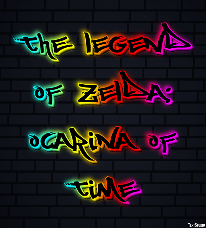 The Legend of Zelda: Ocarina of Time Effetto testo