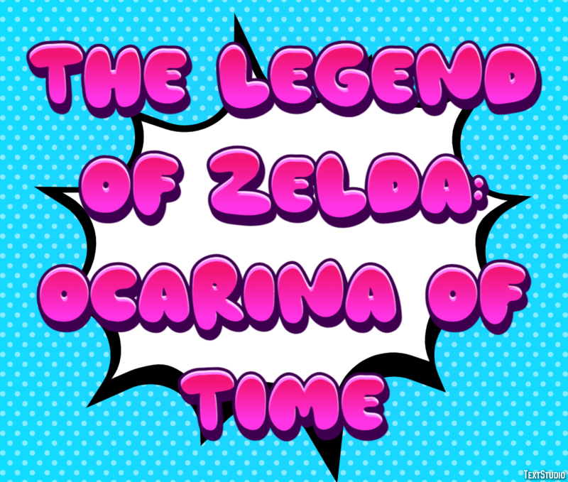 The Legend of Zelda: Ocarina of Time Effetto testo