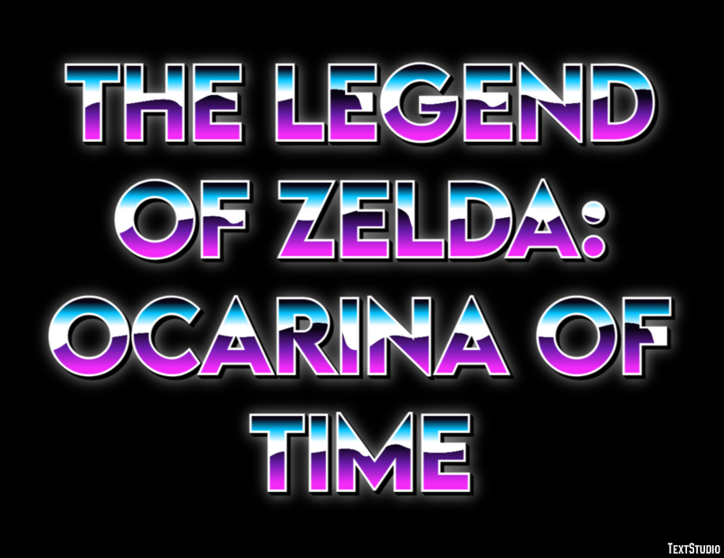 The Legend of Zelda: Ocarina of Time Effetto testo