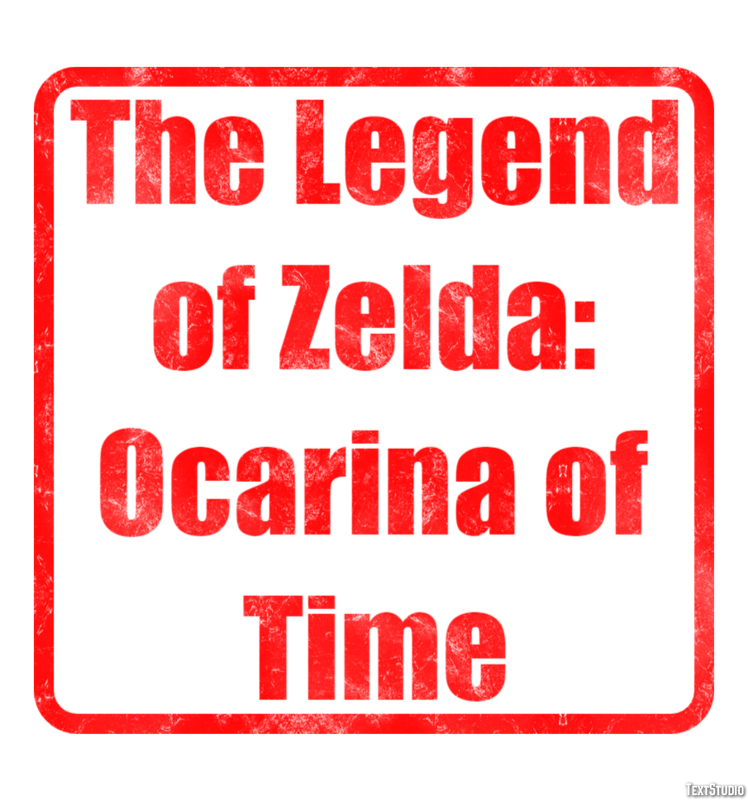 The Legend of Zelda: Ocarina of Time Effetto testo