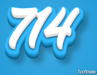 714 Efekt tekstowy