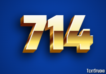 714 Efekt tekstowy