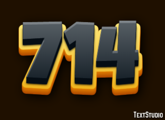 714 Efekt tekstowy