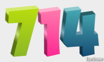 714 Efekt tekstowy
