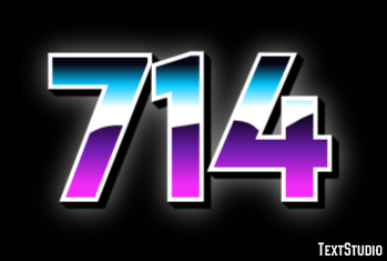 714 Efekt tekstowy