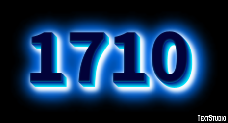 1710 Text Effect