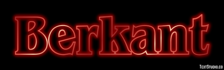 Berkant Text effect