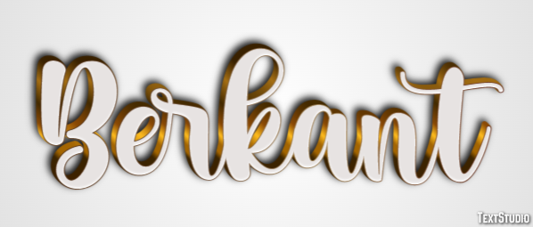 Berkant Text effect