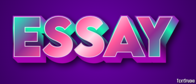 Essay Text Effect