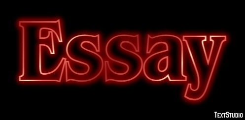 Essay Text Effect