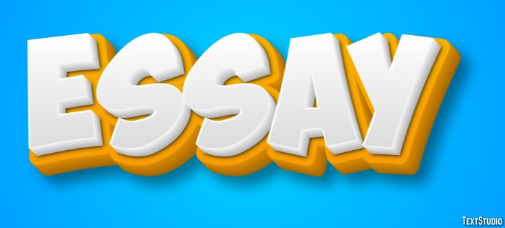 Essay Text Effect