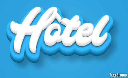 Hôtel Effet de texte