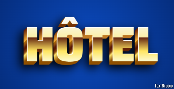 Hôtel Effet de texte