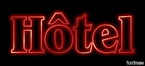 Hôtel Effet de texte