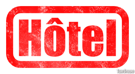 Hôtel Effet de texte
