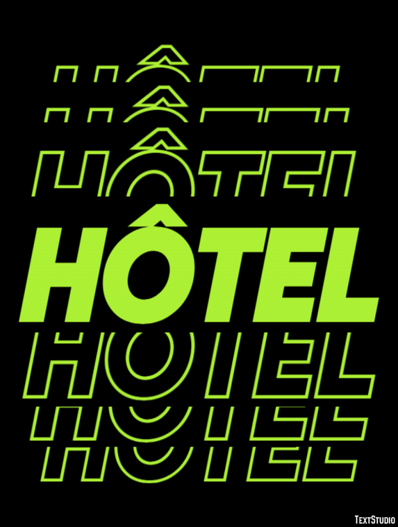 Hôtel Effet de texte