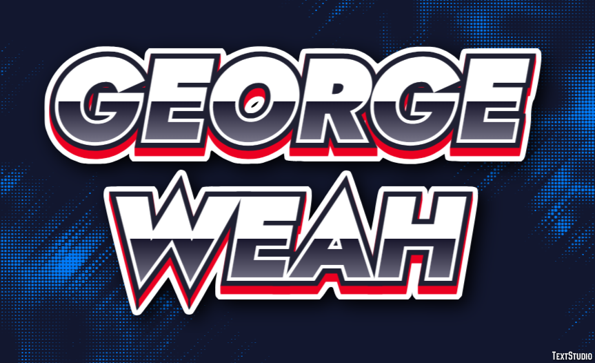 George Weah Text Effect