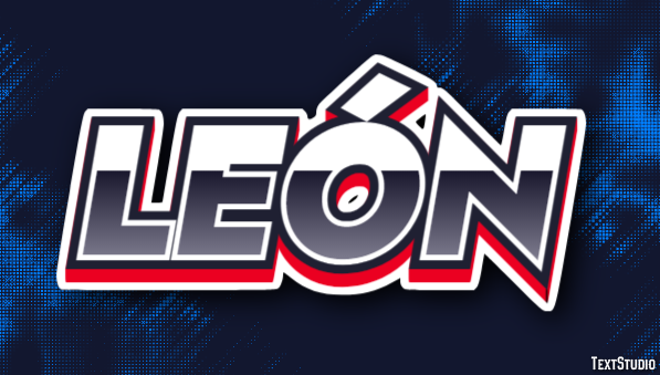 León Efecto de texto