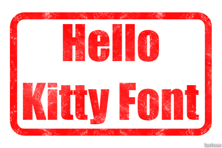Hello Kitty Font Text Effect