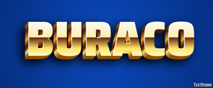 Buraco Text effect