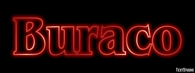 Buraco Text effect