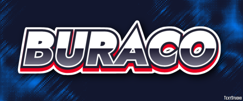 Buraco Text effect