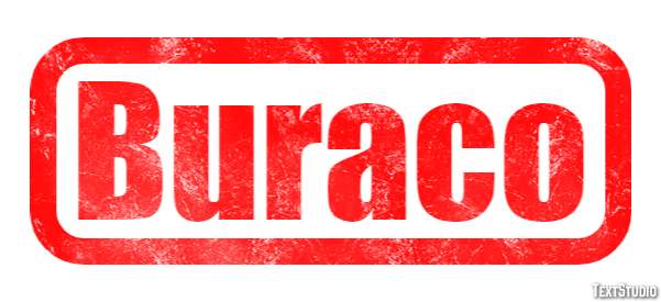 Buraco Text effect