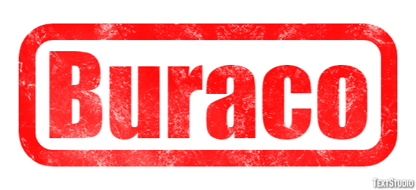 Buraco Efeito de texto