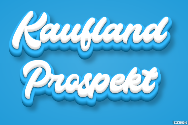 Kaufland Prospekt Tekst effect