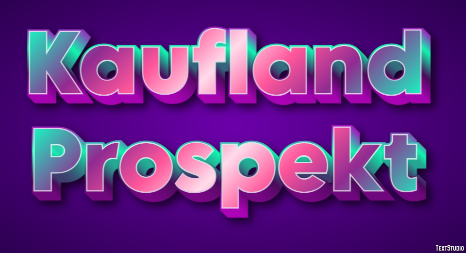 Kaufland Prospekt Tekst effect