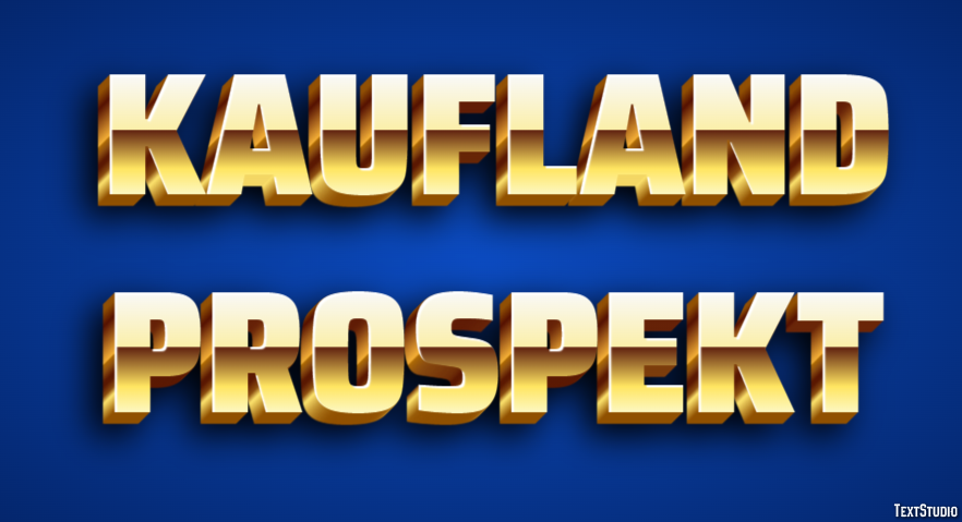 Kaufland Prospekt Tekst effect