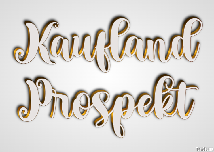 Kaufland Prospekt Tekst effect