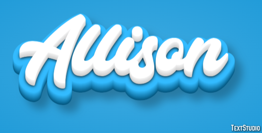 Allison Text Effect