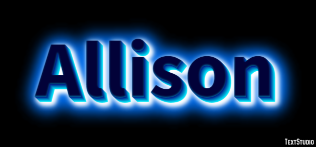 Allison Texteffekt