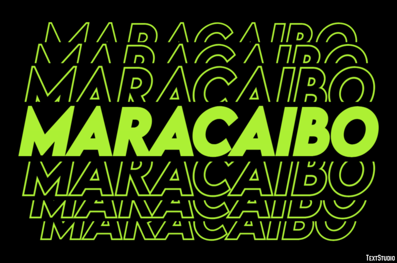 Maracaibo Efecto de Texto