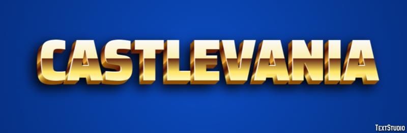 Castlevania Effetto testo