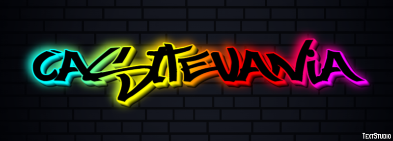 Castlevania Effetto testo