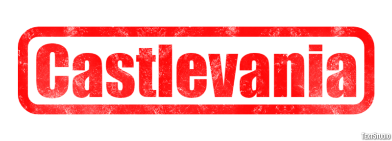 Castlevania Text effect