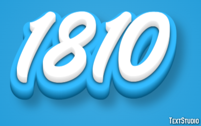 1810 Text Effect