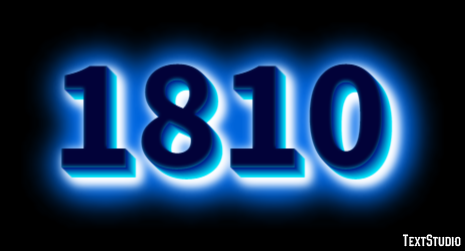 1810 Text Effect