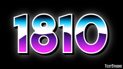 1810 Text Effect