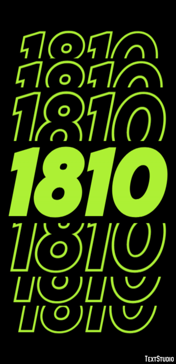 1810 Text Effect