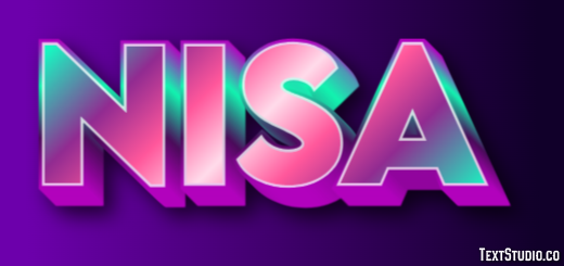 Nisa テキスト効果