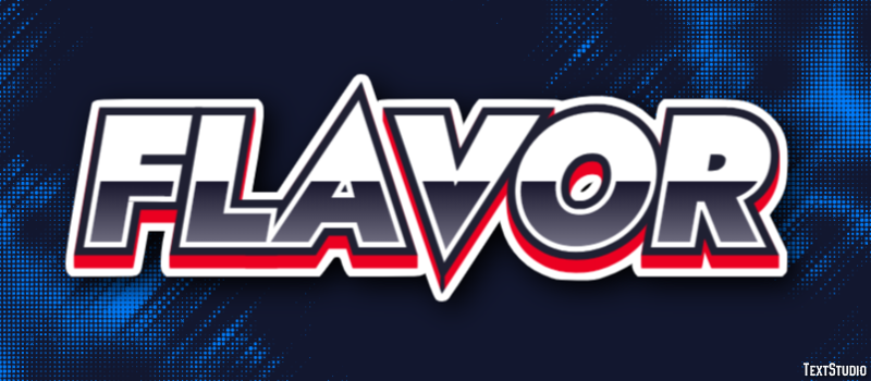 Flavor Metin Efekti