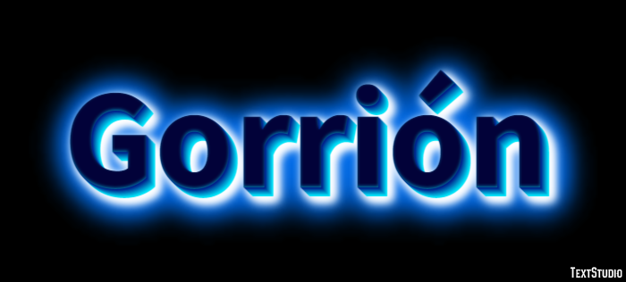 Gorrión Efecto de Texto